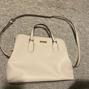 Cream Kate Spade purse